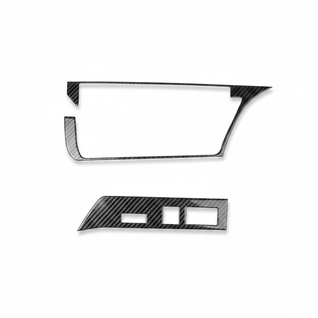 Carbon Fiber Interior Climate & 12V Trim Kit - Toyota Camry (2025-2026) SE / XSE / LE / XLE