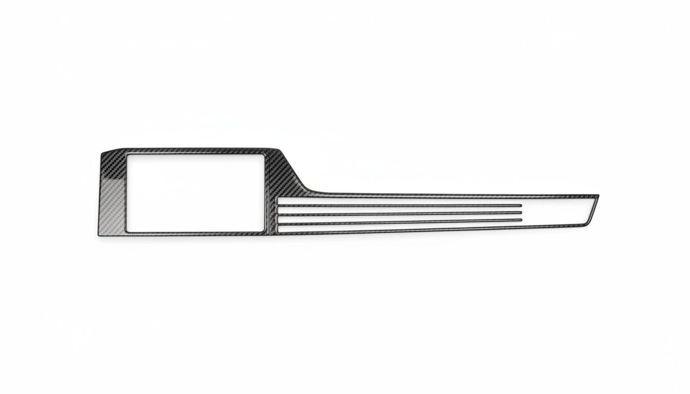 Carbon Fiber Interior Infotainment Screen Trim - Toyota Camry (2025-2026) SE / XSE / LE / XLE
