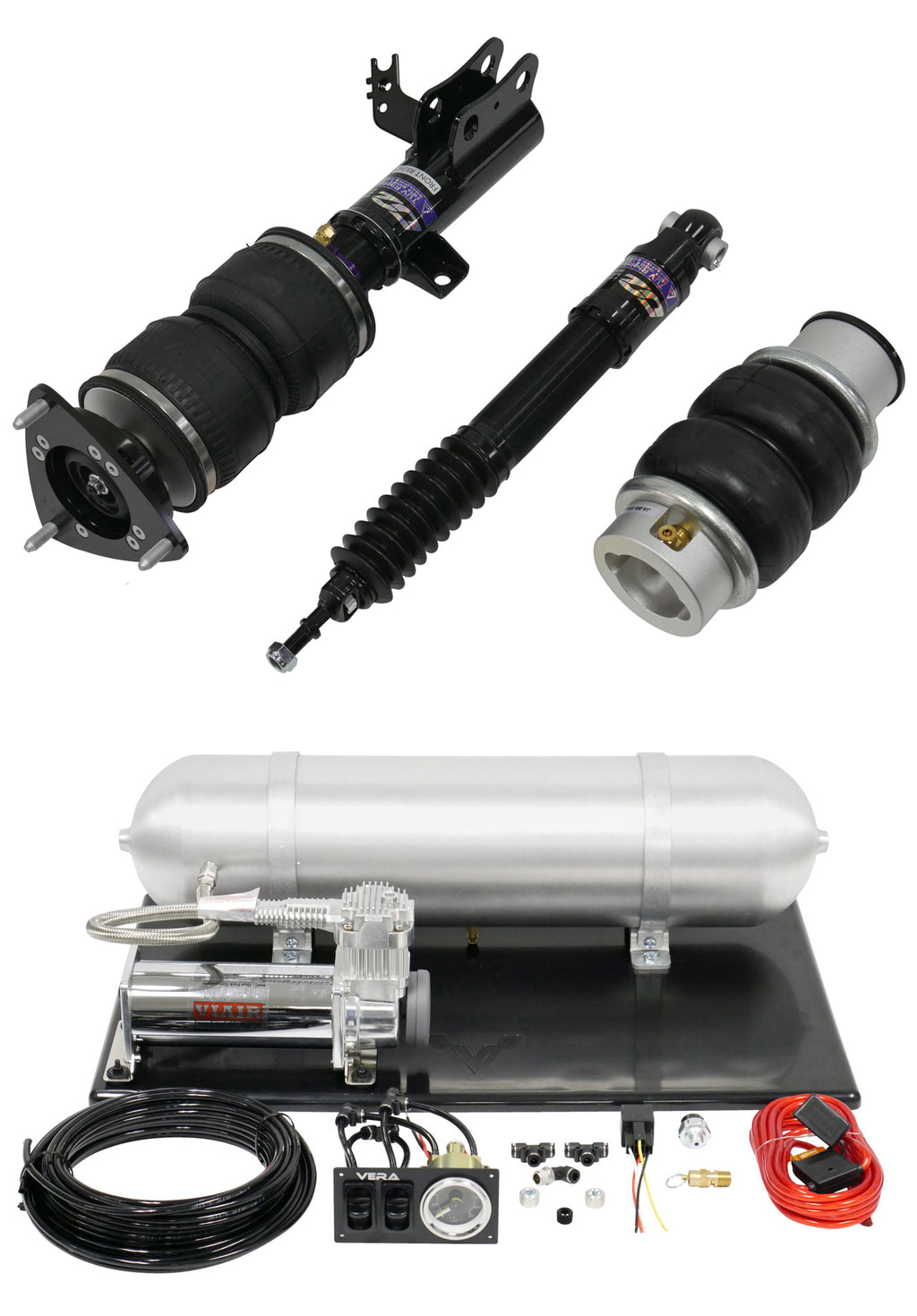 D2 Racing Air Struts (Air Ride) - Toyota Camry (2018-2026) SE / XSE / LE / XLE / TRD