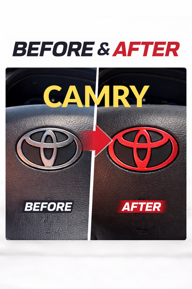 Steering Overlay Stickers - Toyota Camry (2025-2026) SE / XSE / LE / XLE