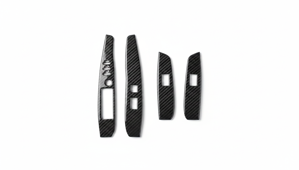 Carbon Fiber Interior Control Trim Kit - Toyota Camry (2025-2026) SE / XSE / LE / XLE