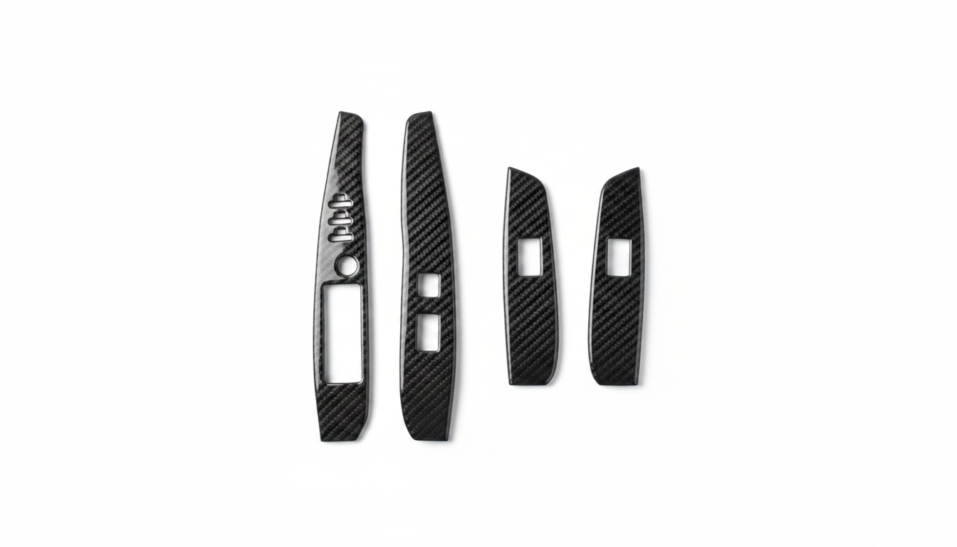 Carbon Fiber Interior Control Trim Kit - Toyota Camry (2025-2026) SE / XSE / LE / XLE