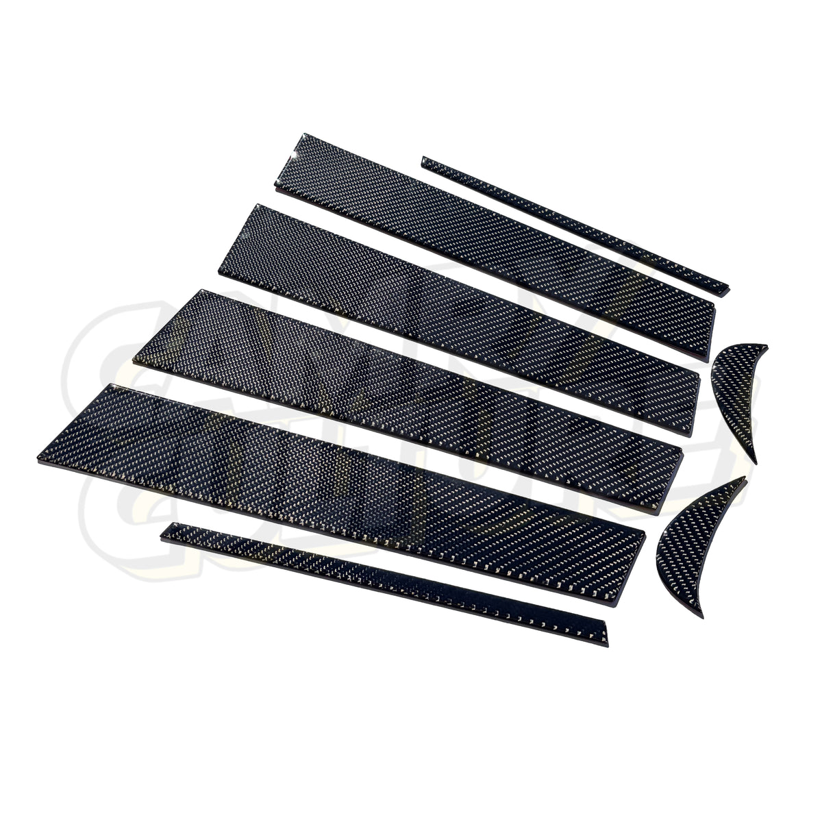 Carbon Fiber B-Pillar Trim - Toyota Camry (2018-2024) SE / XSE / LE / XLE / TRD
