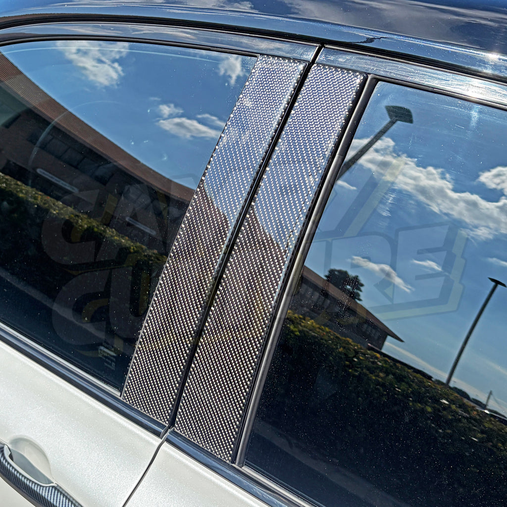 Carbon Fiber B-Pillar Trim - Toyota Camry (2018-2024) SE / XSE / LE / XLE / TRD