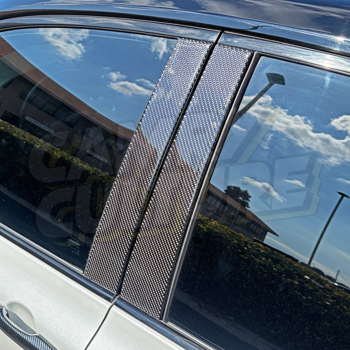 Carbon Fiber B-Pillar Trim - Toyota Camry (2018-2024) SE / XSE / LE / XLE / TRD