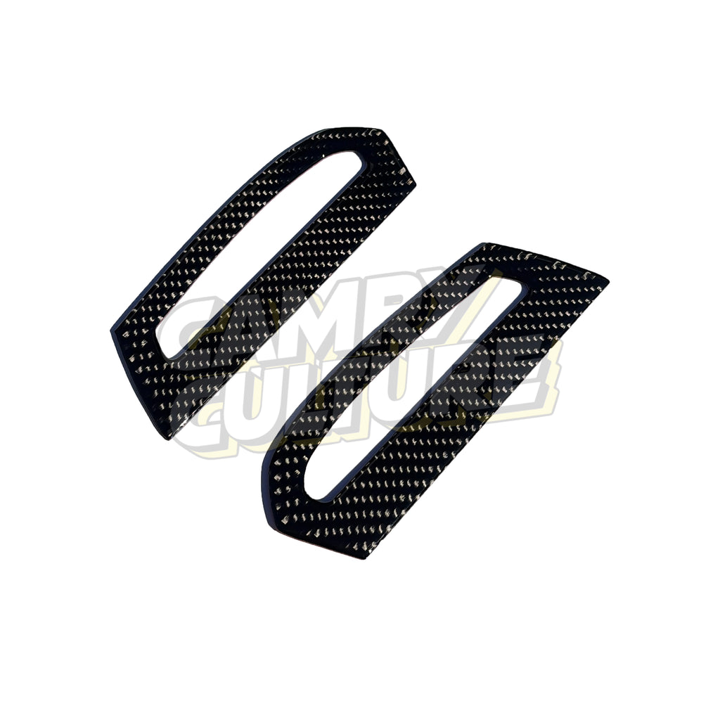 Carbon Fiber Dash Side Vents Trim - Toyota Camry (2018-2024) SE / XSE / LE / XLE / TRD