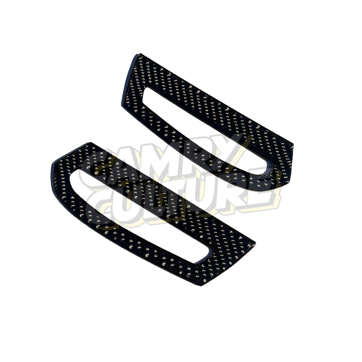 Carbon Fiber Dash Side Vents Trim - Toyota Camry (2018-2024) SE / XSE / LE / XLE / TRD