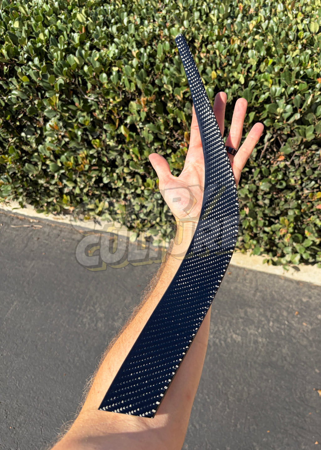Carbon Fiber Passenger Dash Trim - Toyota Camry (2018-2024) SE / XSE / LE / XLE / TRD