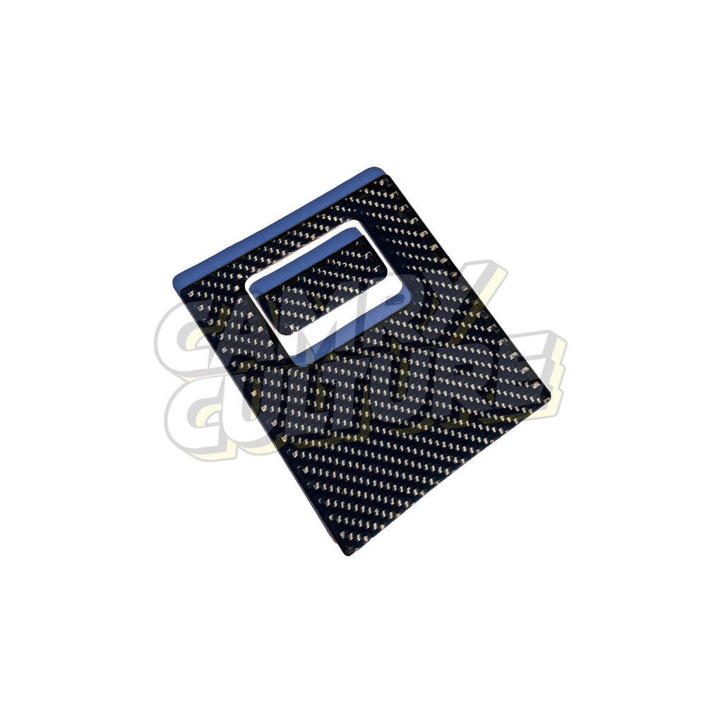 Carbon Fiber Driver's Seat Storage Box & Handle Trim - Toyota Camry (2018-2024) SE / XSE / LE / XLE / TRD