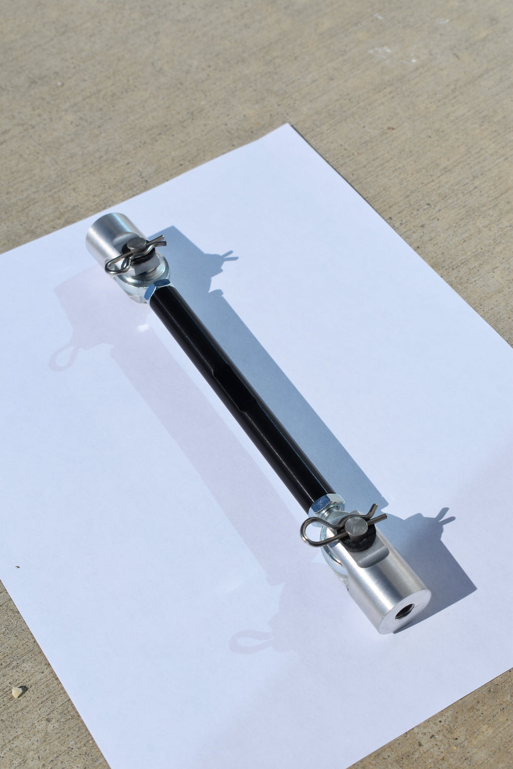 FSPE Adjustable Splitter Support Rods - BLACK (sold as a pair)