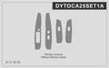 Carbon Fiber Interior Control Trim Kit - Toyota Camry (2025-2026) SE / XSE / LE / XLE