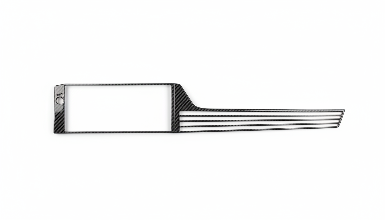 Carbon Fiber Interior Infotainment Screen Trim - Toyota Camry (2025-2026) SE / XSE / LE / XLE