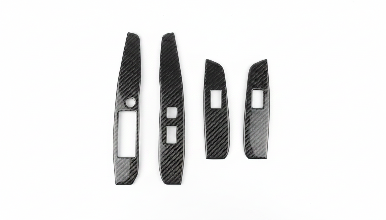 Carbon Fiber Interior Control Trim Kit - Toyota Camry (2025-2026) SE / XSE / LE / XLE