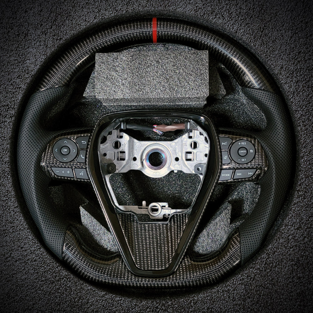HRS Carbon Fiber Steering Wheel - Toyota Camry (2018-2024) SE / XSE / LE / XLE / TRD