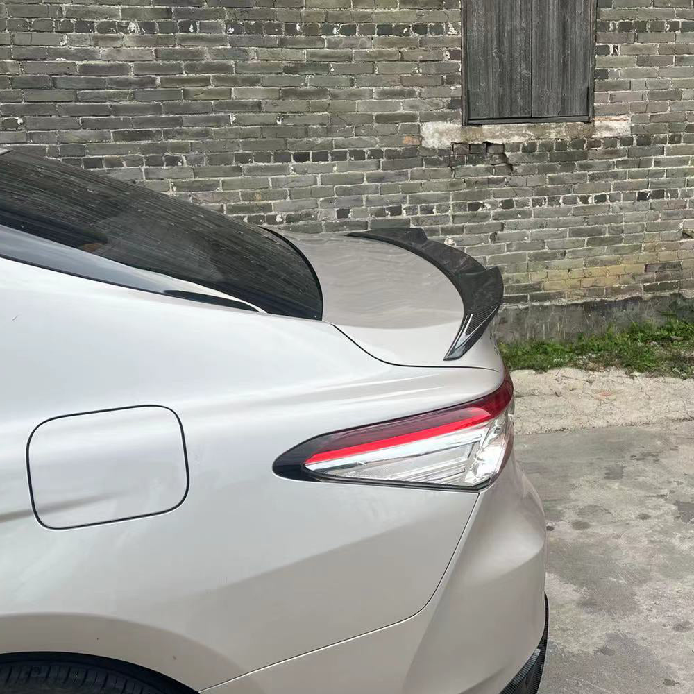 HRS JDM Style Carbon Fiber Spoiler - Toyota Camry (2018-2024) SE / XSE / LE / XLE / TRD