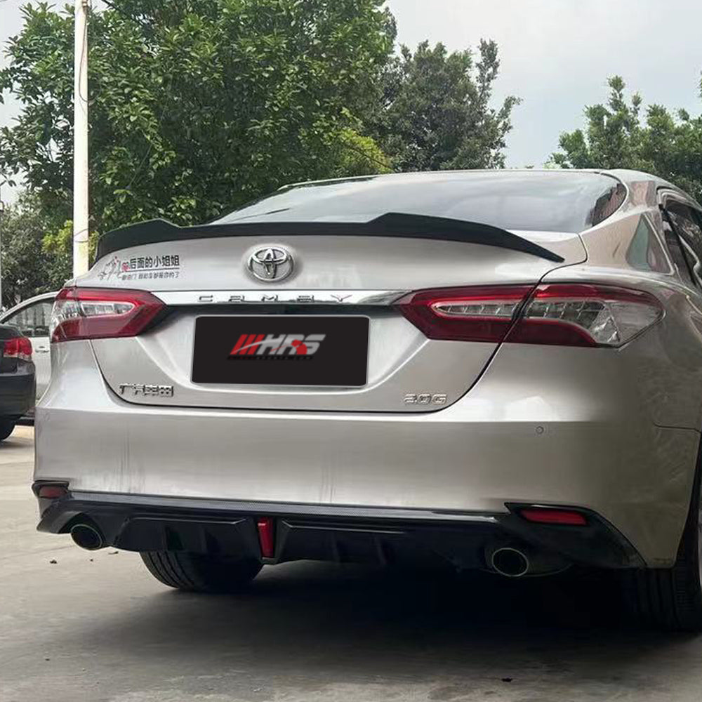 HRS JDM Style Carbon Fiber Spoiler - Toyota Camry (2018-2024) SE / XSE / LE / XLE / TRD