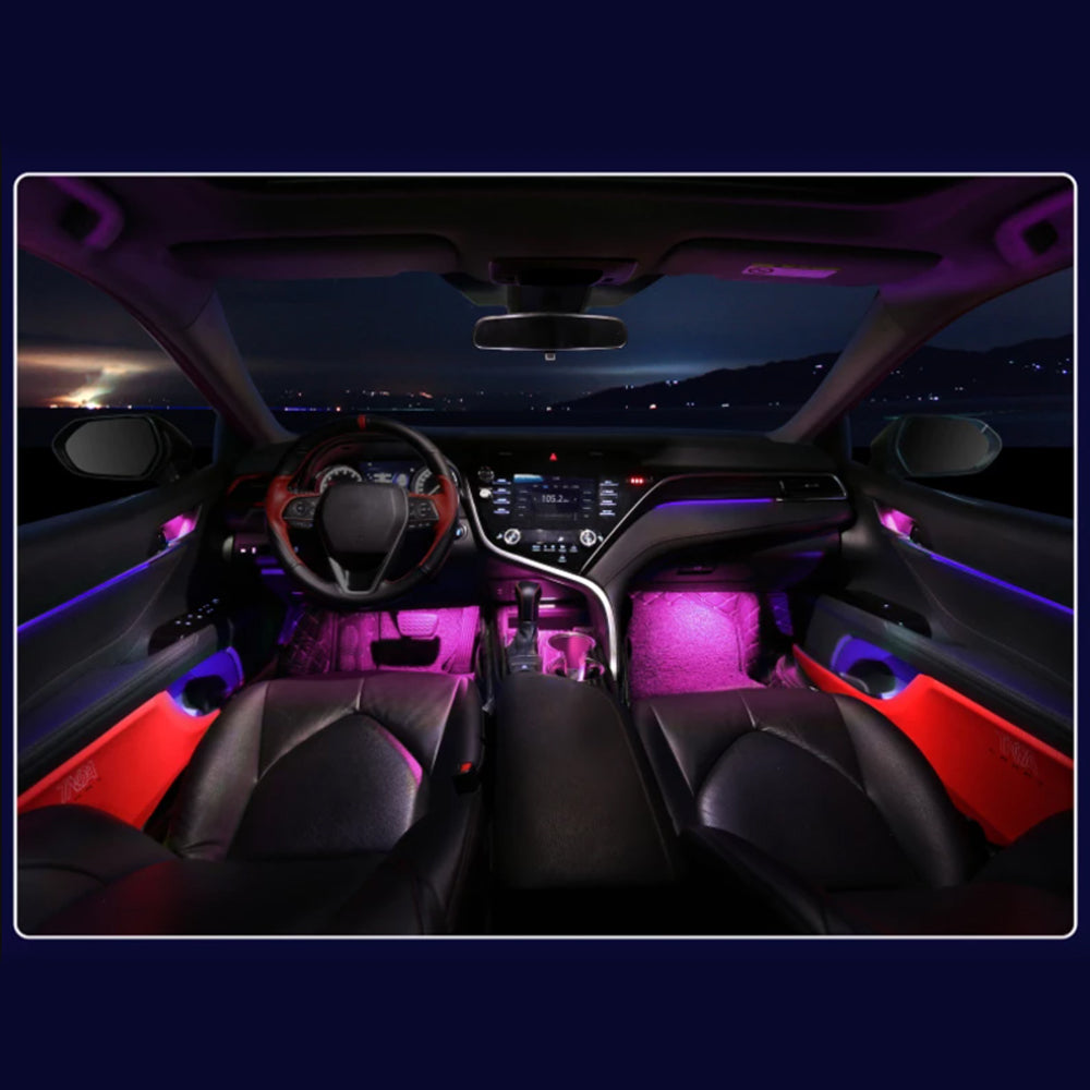 HRS Interior Ambient Lighting Kit (64 Colors, RGB) - Toyota Camry (2018-2020) SE / XSE / LE / XLE