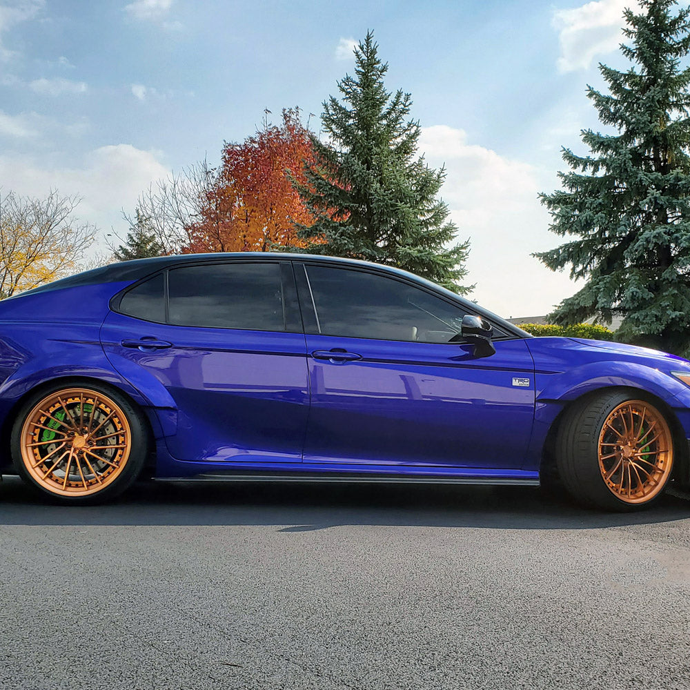 HRS Elite Series Chrome Moldings Delete (gloss black) - Toyota Camry (2018-2024) SE / XSE / LE / XLE / TRD