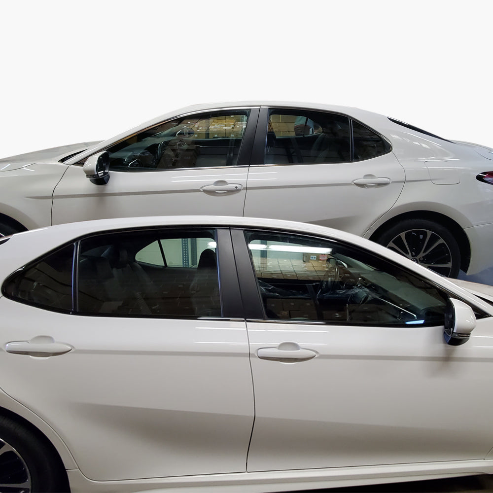 HRS Elite Series Chrome Moldings Delete (gloss black) - Toyota Camry (2018-2024) SE / XSE / LE / XLE / TRD