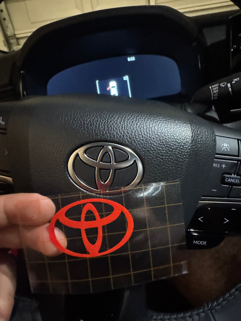Steering Overlay Stickers - Toyota Camry (2025-2026) SE / XSE / LE / XLE