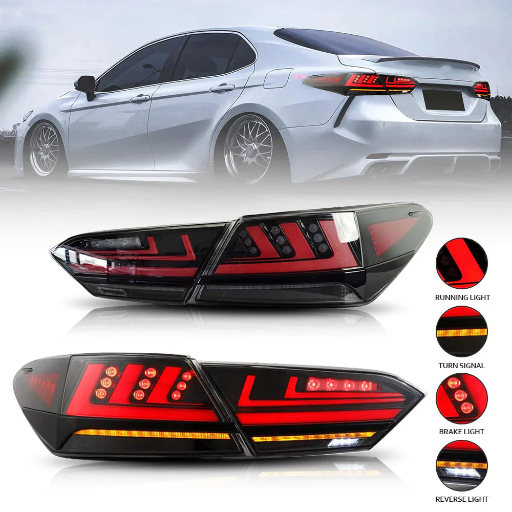 Lexus Style LED Tail Lights Lexus Style - Toyota Camry (2018-2024)