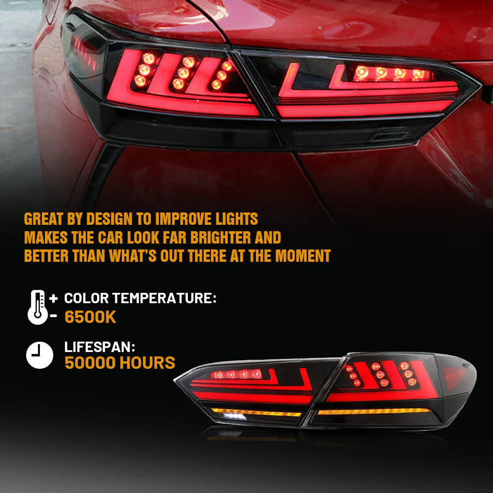 Lexus Style LED Tail Lights Lexus Style - Toyota Camry (2018-2024)
