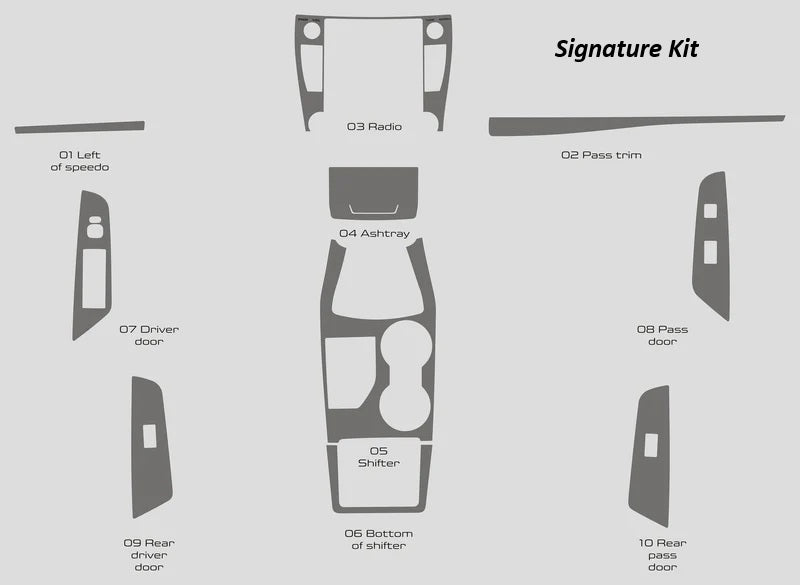 Carbon Fiber Interior Full Kit - Toyota Camry (2015-2017)
