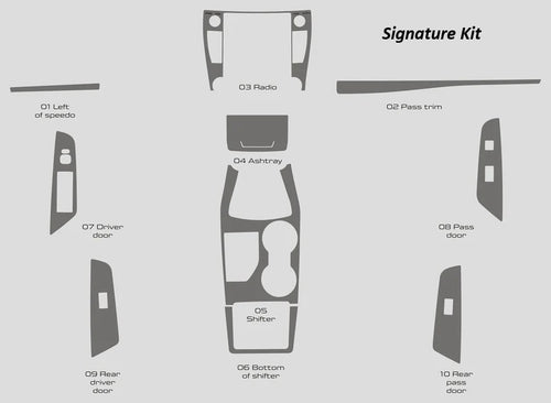 Carbon Fiber Interior Full Kit - Toyota Camry (2015-2017)