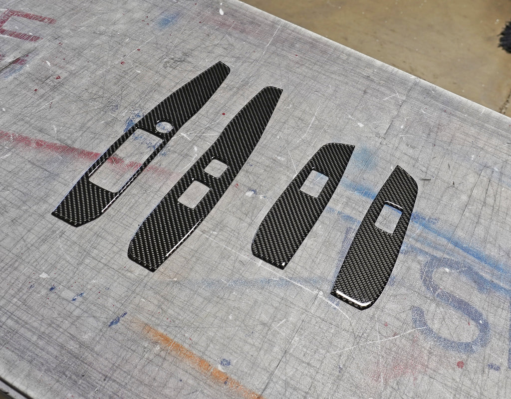 Carbon Fiber Interior Control Trim Kit - Toyota Camry (2025-2026) SE / XSE / LE / XLE