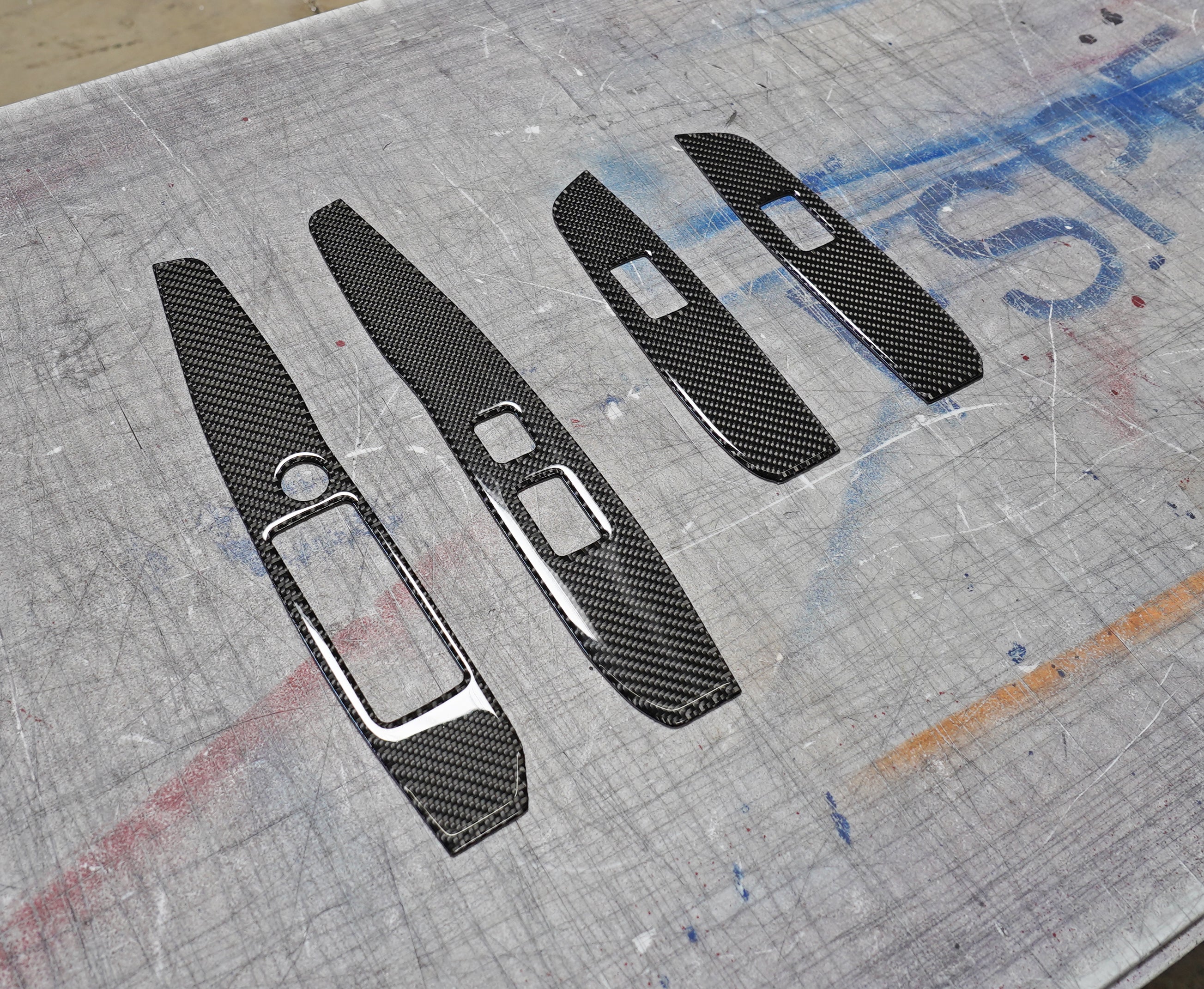Carbon Fiber Interior Control Trim Kit - Toyota Camry (2025-2026) SE / XSE / LE / XLE