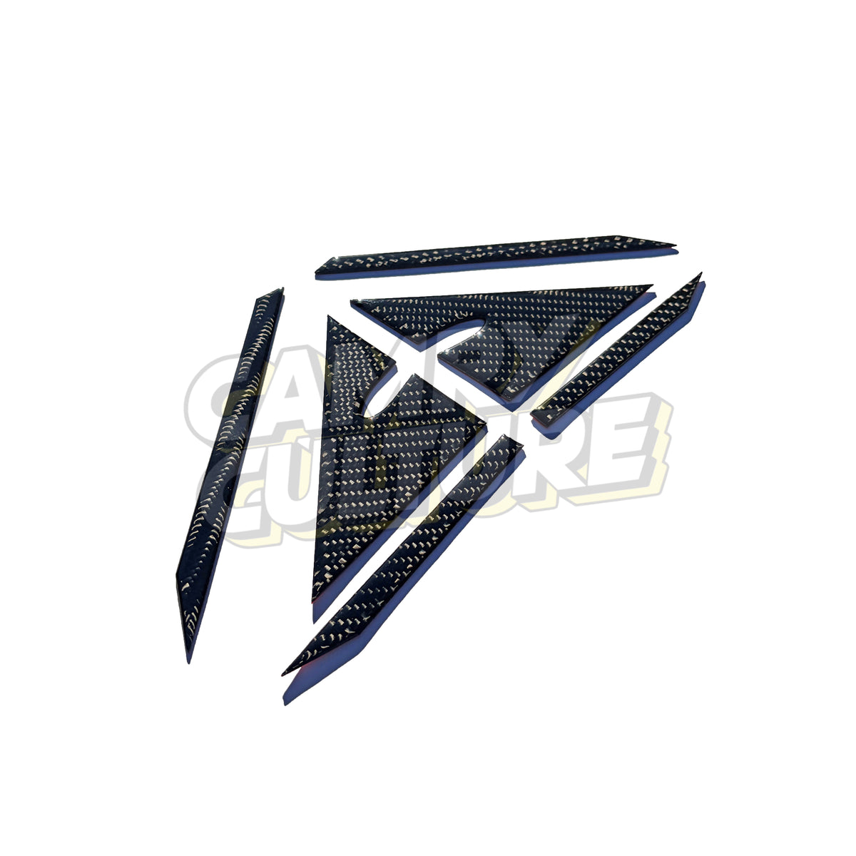 Carbon Fiber A-Pillar Triangular Trim - Toyota Camry (2018-2024) SE / XSE / LE / XLE / TRD