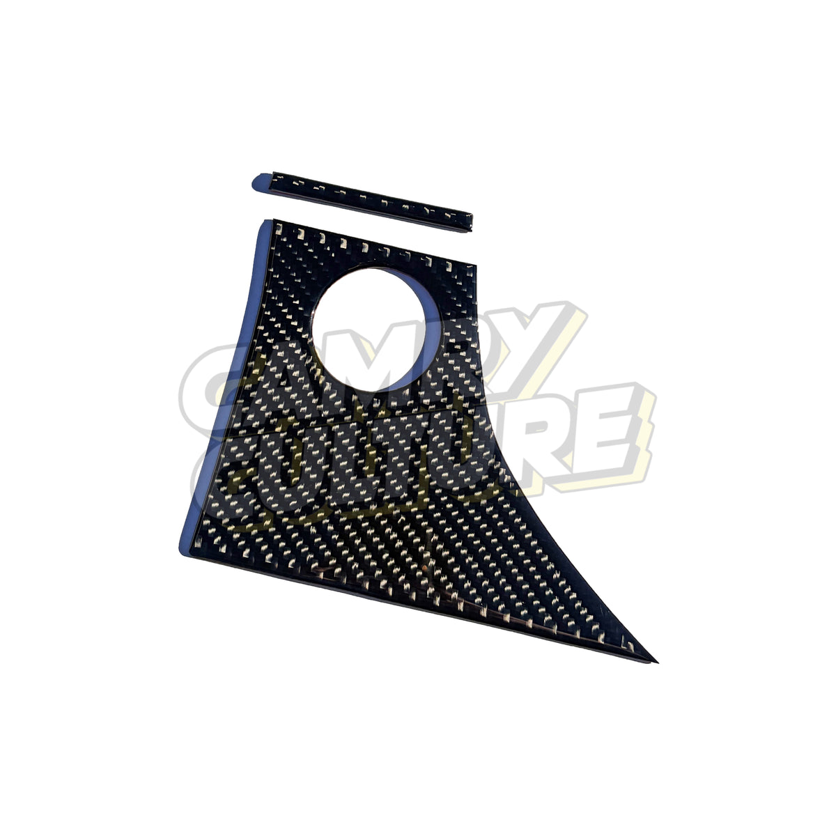 Carbon Fiber Ignition Start Button Frame Trim - Toyota Camry (2018-2024) SE / XSE / LE / XLE / TRD