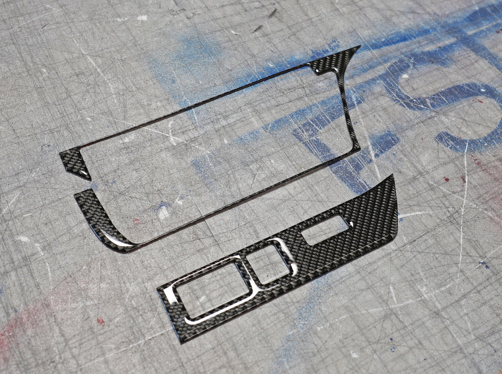 Carbon Fiber Interior Climate & 12V Trim Kit - Toyota Camry (2025-2026) SE / XSE / LE / XLE