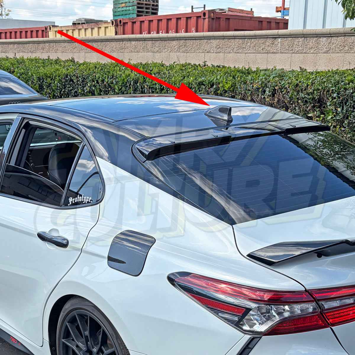 Carbon Fiber Antenna Cover - Toyota Camry (2018-2024) SE / XSE / LE / XLE / TRD