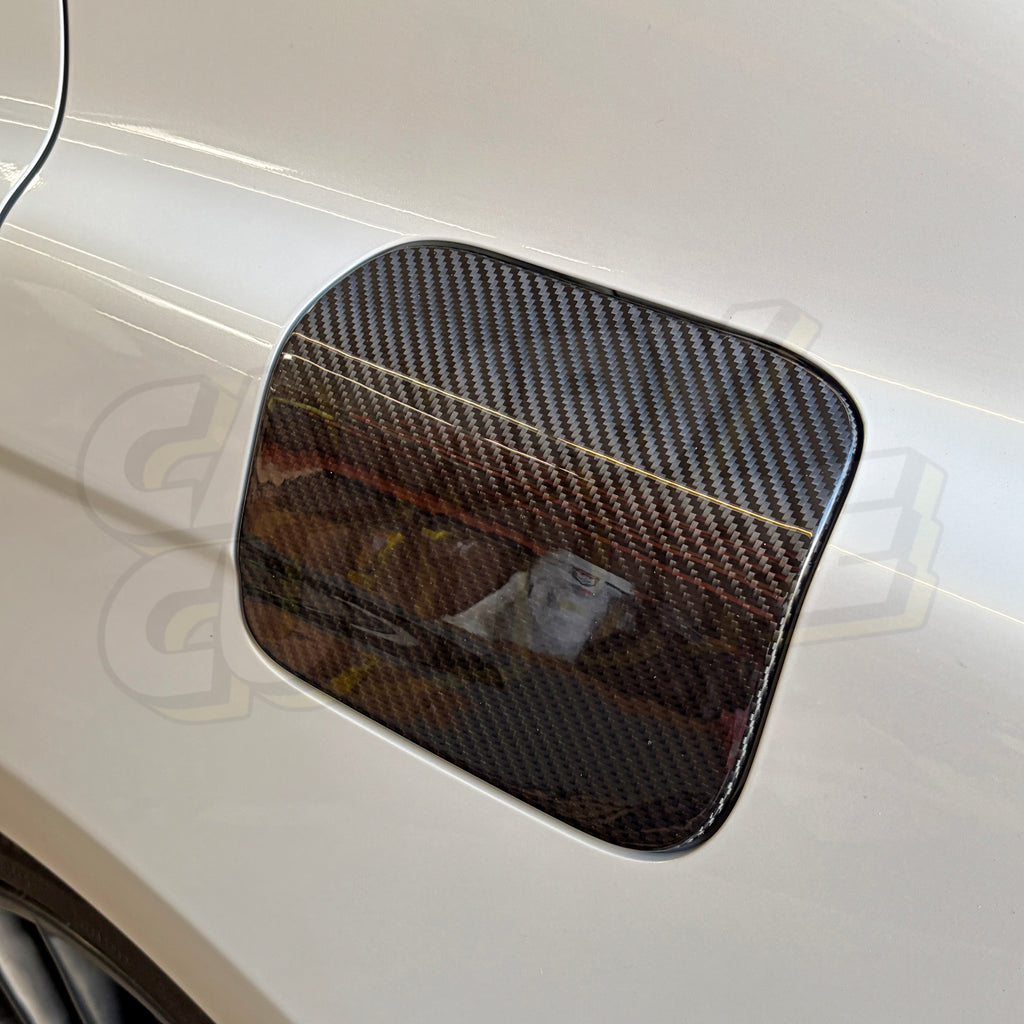 Carbon Fiber Fuel / Gas Tank Cap Cover - Toyota Camry (2018-2024) SE / XSE / LE / XLE / TRD