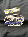 "Camry Culture" White & Blue Sticker - Toyota Camry