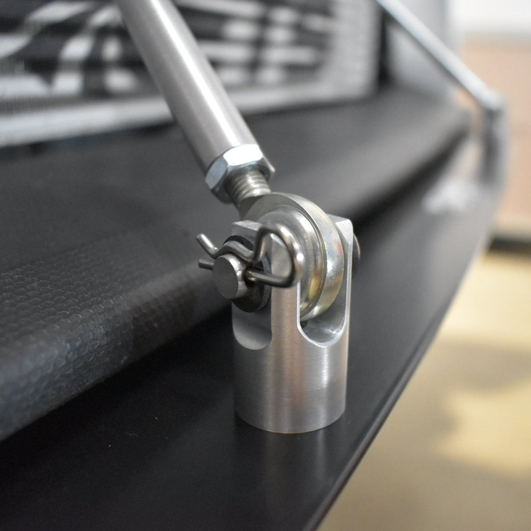 FSPE Adjustable Splitter Support Rods - SILVER (sold as a pair)