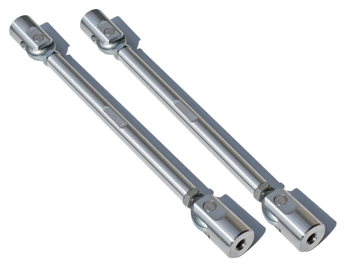 FSPE Adjustable Splitter Support Rods - SILVER (sold as a pair)