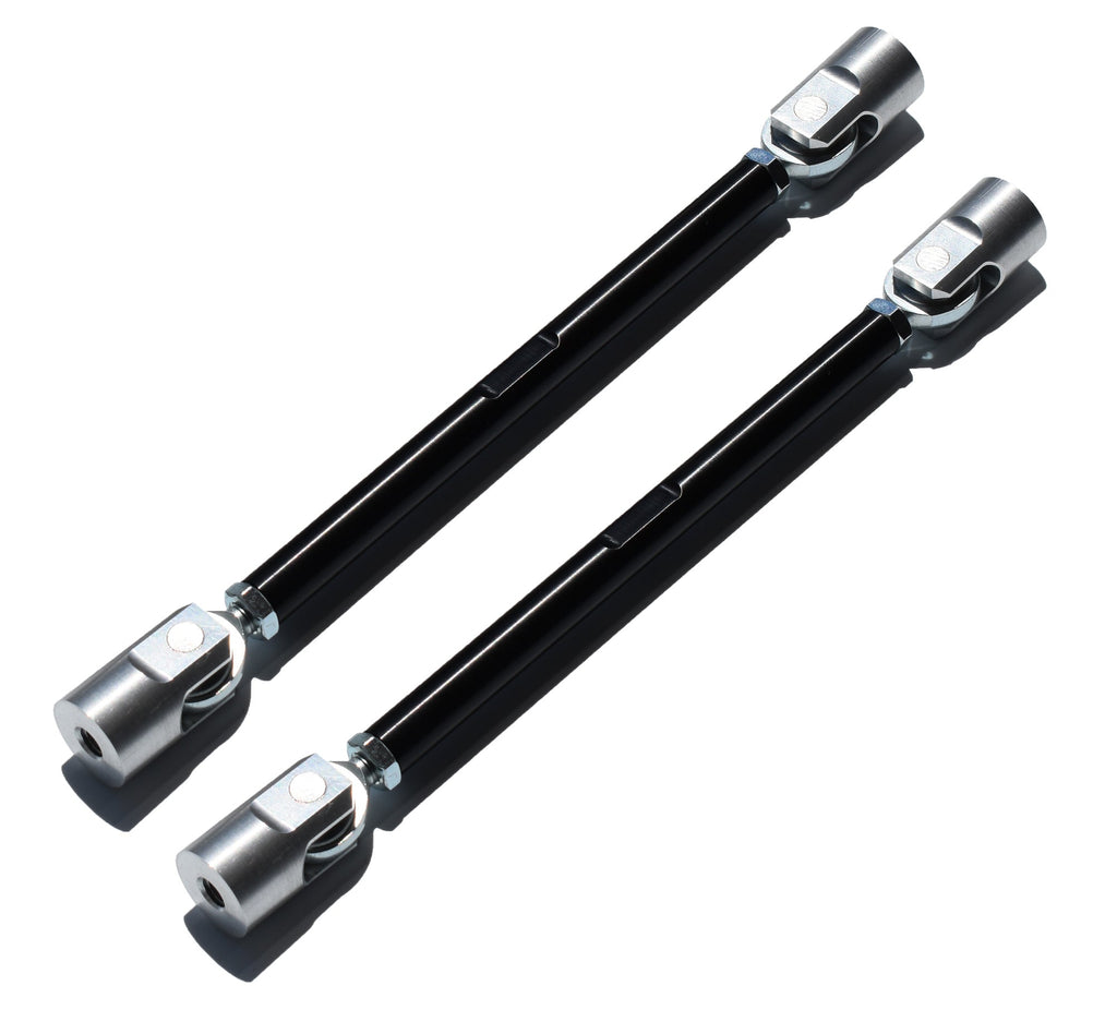 FSPE Adjustable Splitter Support Rods - BLACK (sold as a pair)