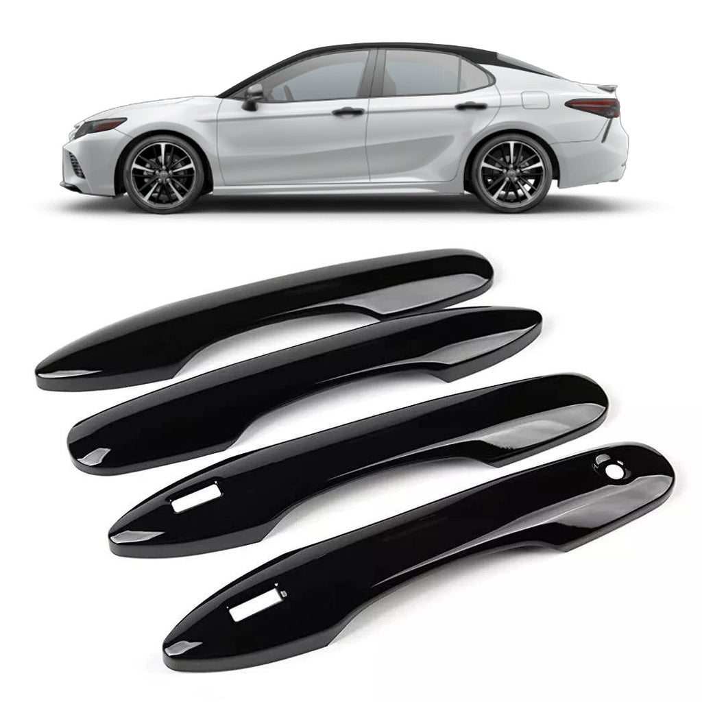 HRS Gloss Black Door Handle Covers - Toyota Camry (2018-2024) SE / XSE / LE / XLE / TRD