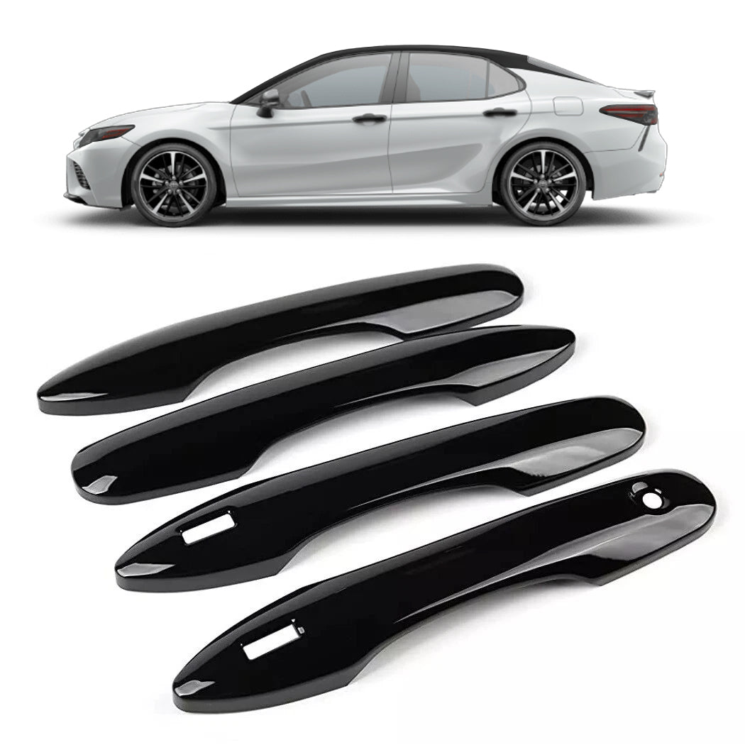 HRS Gloss Black Door Handle Covers - Toyota Camry (2018-2024) SE / XSE / LE / XLE / TRD