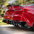 YOFER Quad Exhaust System with Carbon Fiber Tips - Toyota Camry (2025-2026) SE / XSE w/ YOFER Dual Cut Outs Diffuser