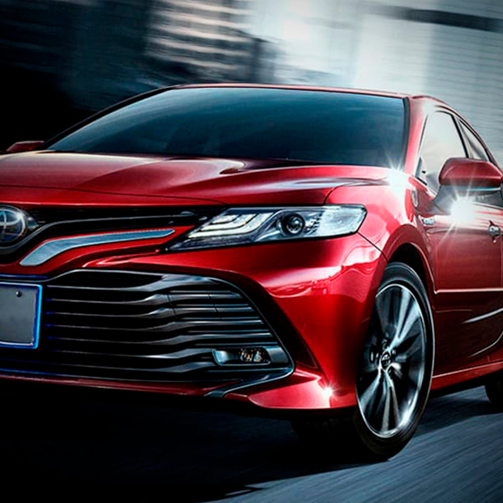 HRS Front Grille with LED Fog Lights - Toyota Camry (2018-2020) LE / XLE