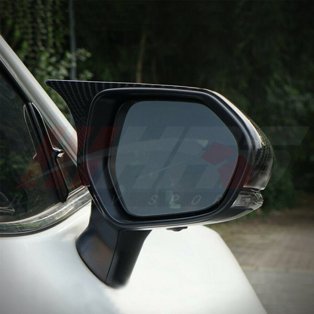 HRS Carbon Fiber Style Mirror Covers - Toyota Camry (2018-2024)