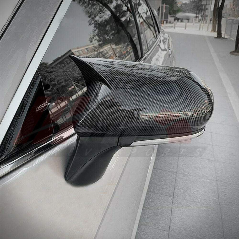 HRS Carbon Fiber Style Mirror Covers - Toyota Camry (2018-2024)