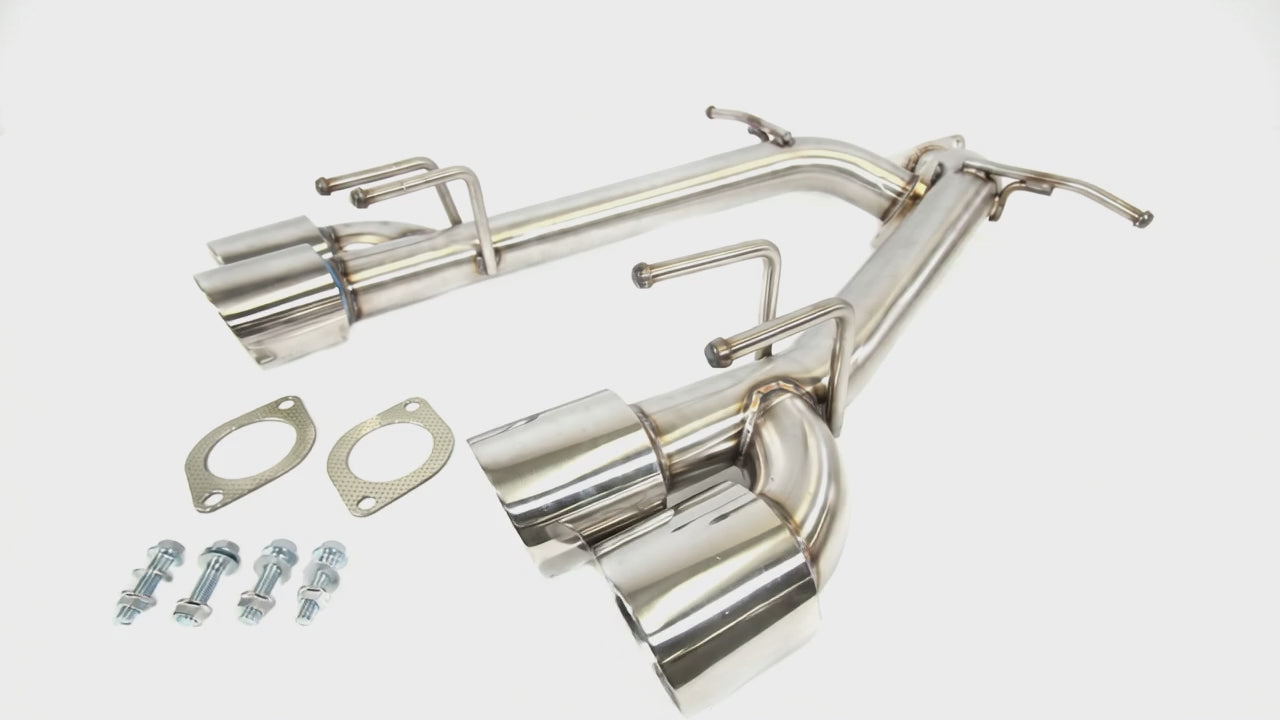 PLM Quad Axle Back Exhaust (Muffler Delete) - Toyota Camry (2018-2024) XSE 2.5L / 3.5L (non-hybrid models)