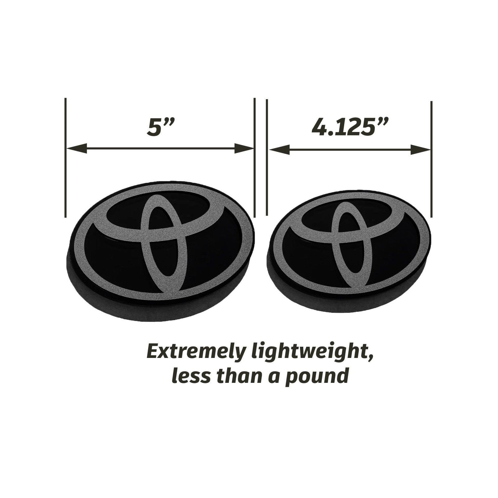 FSPE Front/Rear Raised Bumper Emblems - Toyota Camry (2025-2026) SE/XSE/LE/XLE