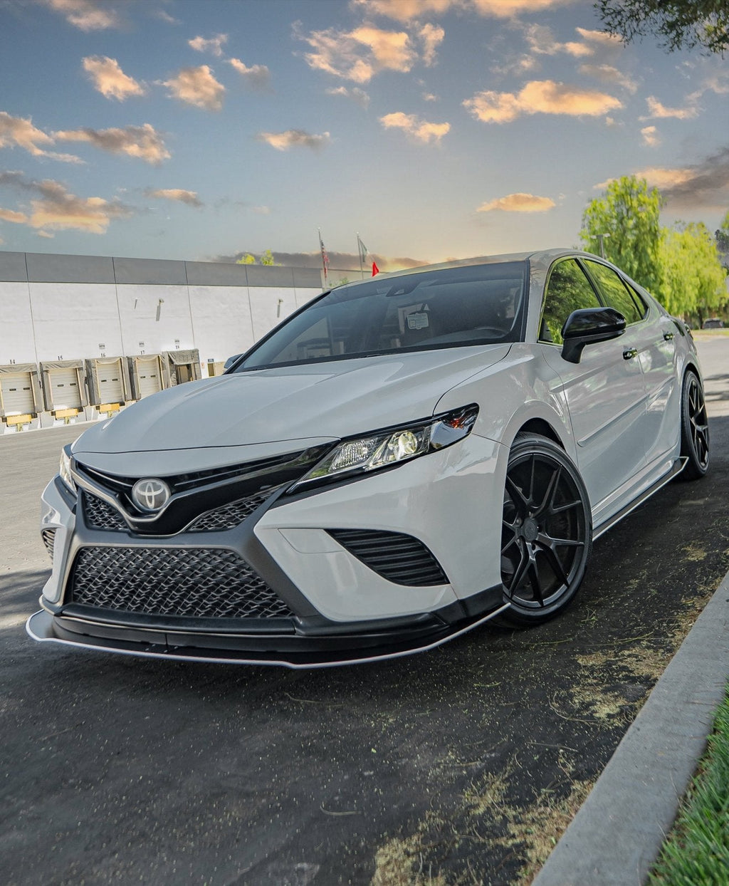 FSPE Chassis Mounted Front Splitter - Toyota Camry SE / XSE (2018-2024)