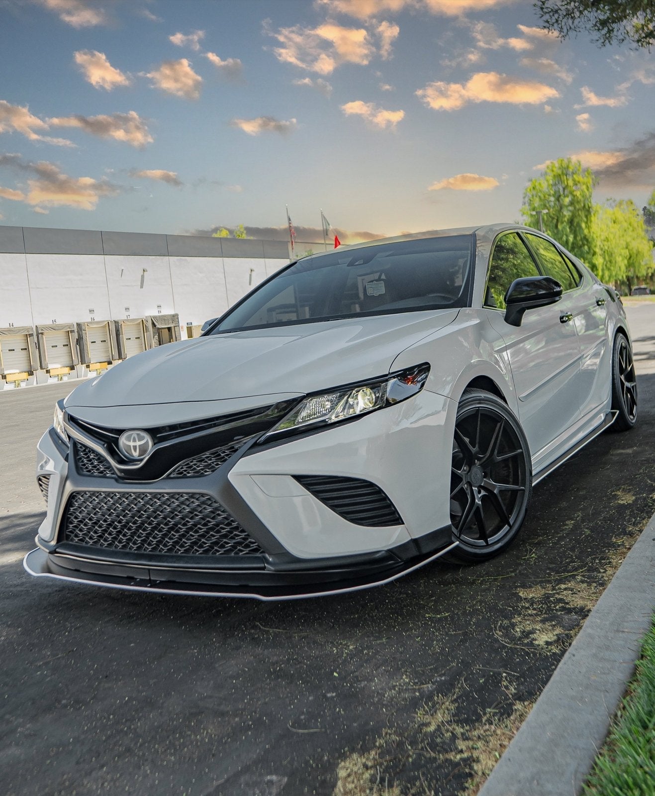 FSPE Chassis Mounted Front Splitter - Toyota Camry SE / XSE (2018-2024)