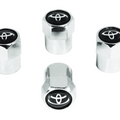 Chrome Valve Stem Tire Caps - Toyota Camry (fits all Toyotas)